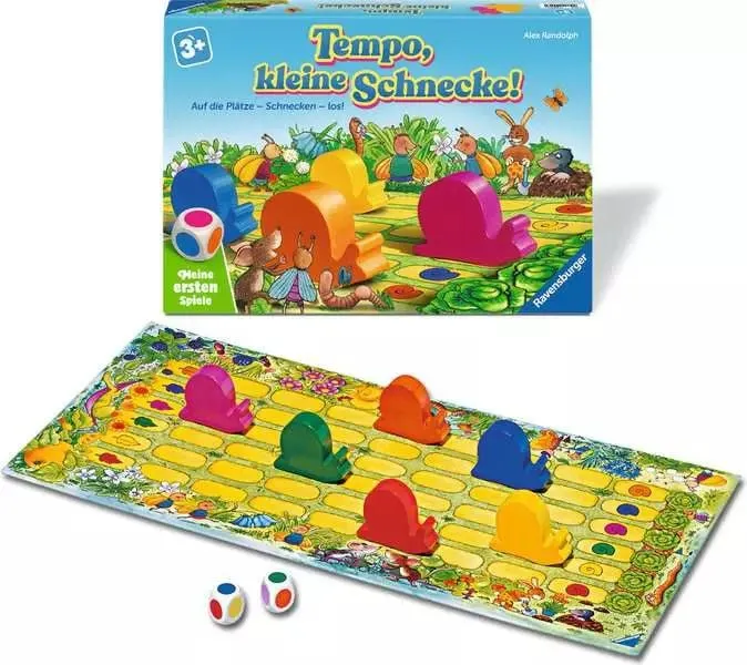 Tempo, kleine Schnecke! – Kinderspiel ab 3 Jahren