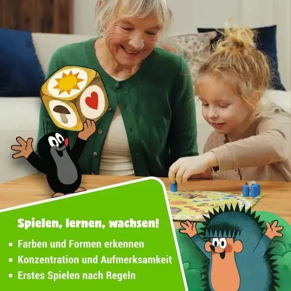 Der Maulwurf und sein Lieblingsspiel – Kinderspiel ab 3 Jahren