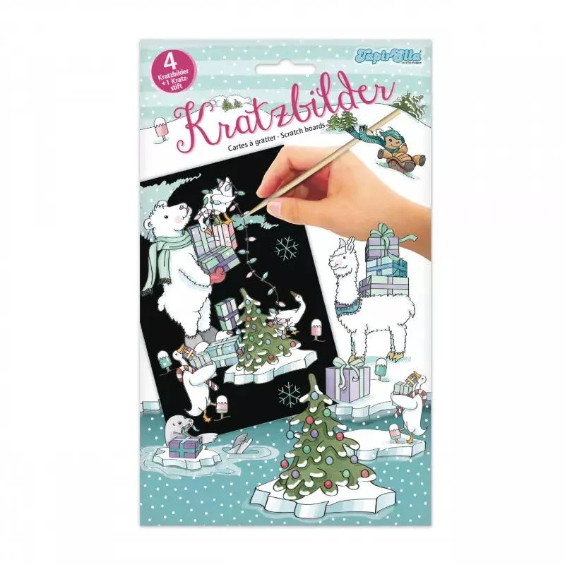 Kratzbilder Winterzauber