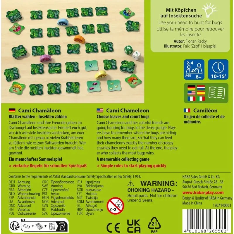 Kinderspiel Cami Chamäleon, Memo-Spiel