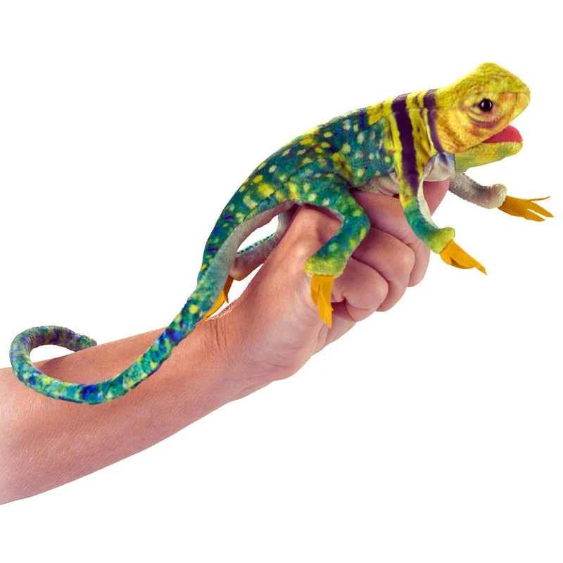 Fingerpuppe mini Kragenechse