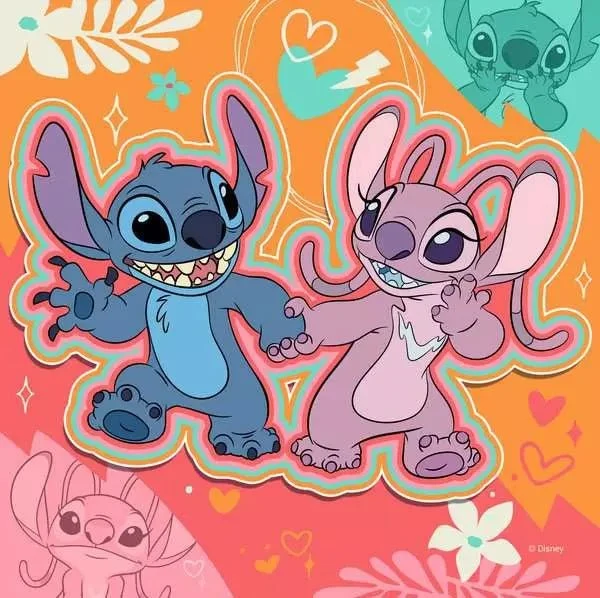 Kinderpuzzle - Disney Stitch - Einfach nur spielen - 49 Teile