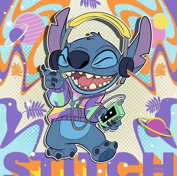 Kinderpuzzle - Disney Stitch - Einfach nur spielen - 49 Teile
