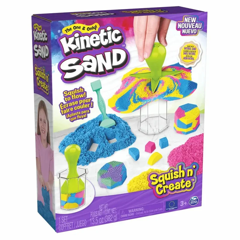 Spin Master Kinetic Sand Squish n' Create
