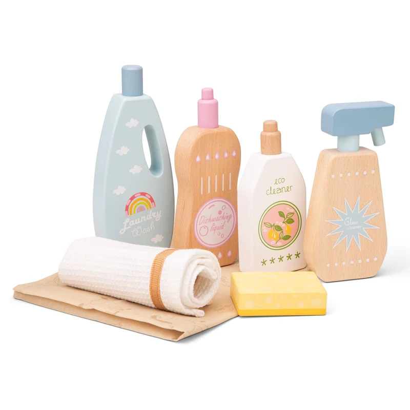 Küchenspielzeug - Reinigungsmittel Set