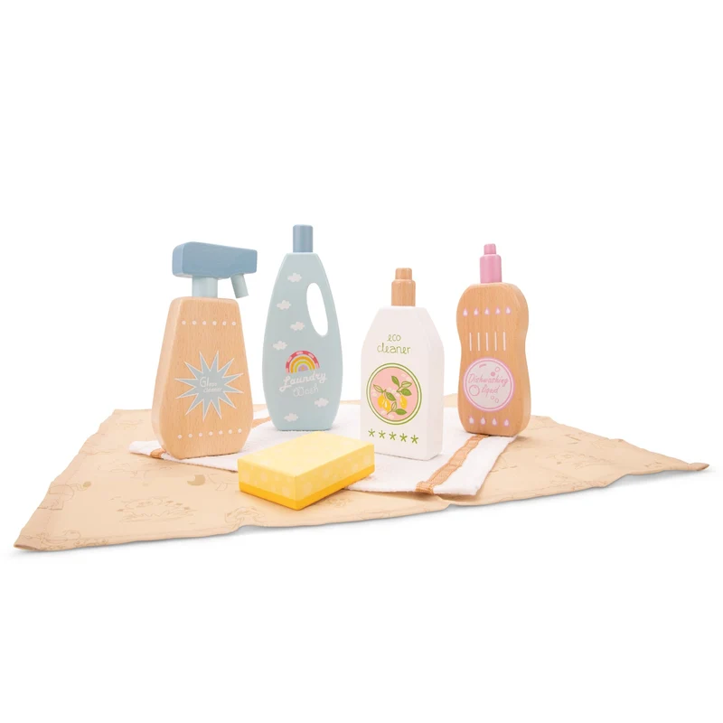 Küchenspielzeug - Reinigungsmittel Set