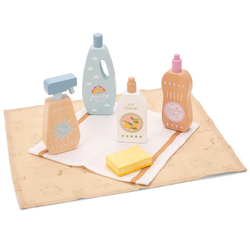 Küchenspielzeug - Reinigungsmittel Set