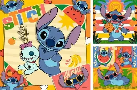 Kinderpuzzle ab 5 Jahren - Disney Stitch - 49 Teile
