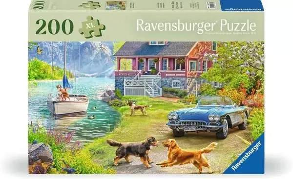 Puzzle 200 Teile - Sommerhaus am See