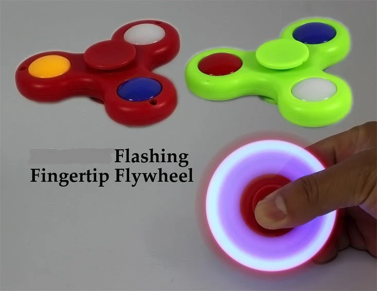 Finger-Kreisel fidget spinner LED Licht