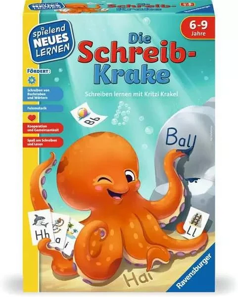 Die Schreib-Krake - Lernspiel ab 6 Jahren