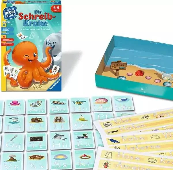Die Schreib-Krake - Lernspiel ab 6 Jahren