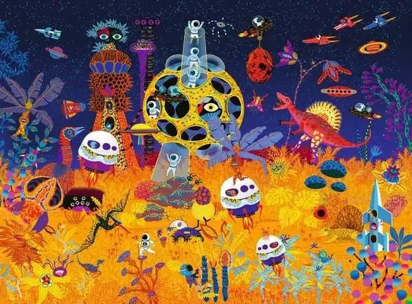 Puzzle 300 Teile XXL - Fantastischer Planet