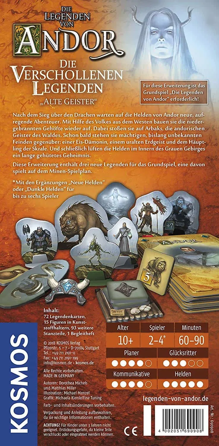 Spiel - Die Legenden von Andor / die Verschollenen Legenden