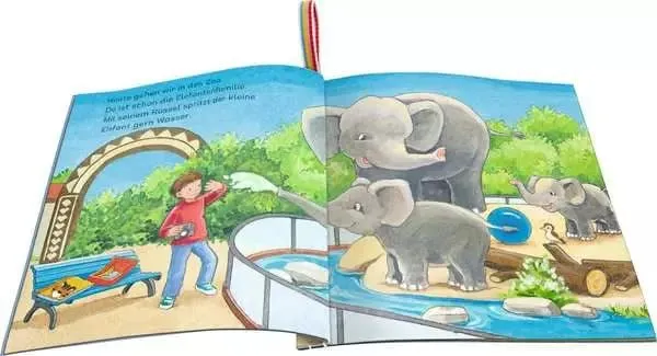 Mein Knuddel-Knautsch-Buch: Besuch im Zoo