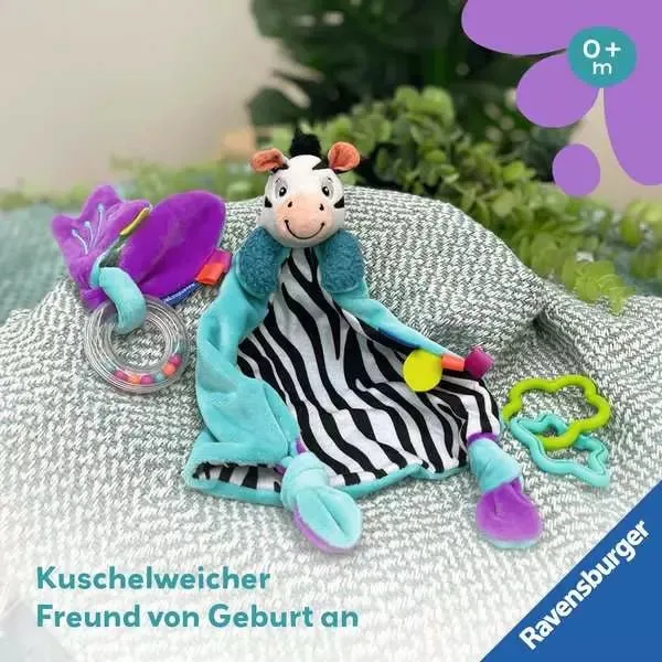 Play+ Fühlen, rasseln, spielen (Geschenk-Set: Zebra)