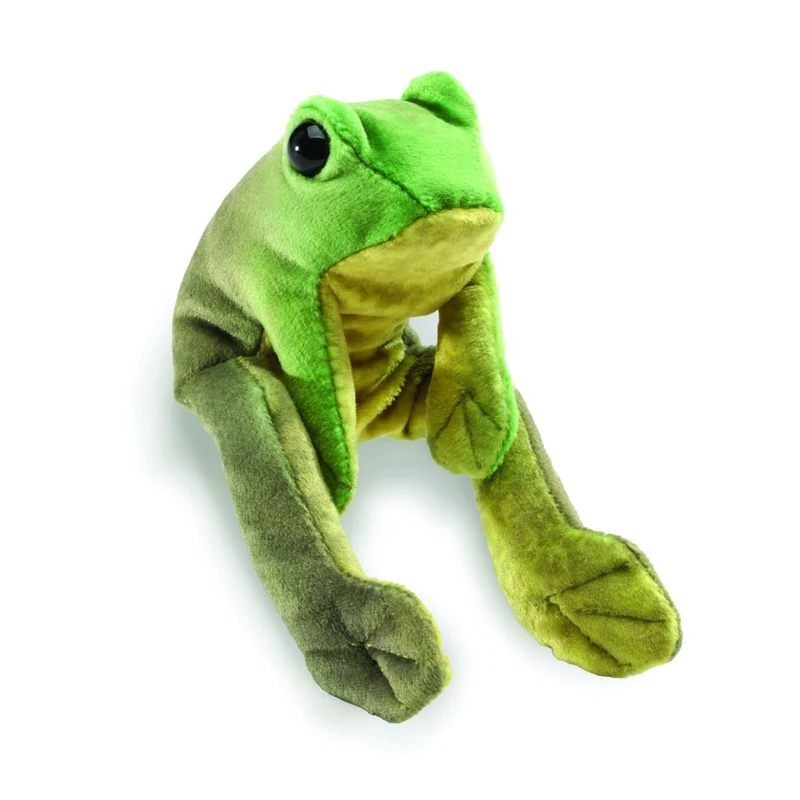 Folkmanis Fingerpuppe Mini sitzender Frosch / Mini Sitting Frog
