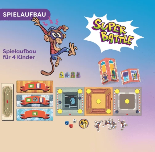 HABA Rhino Hero – Super Battle 3D Stapelspiel