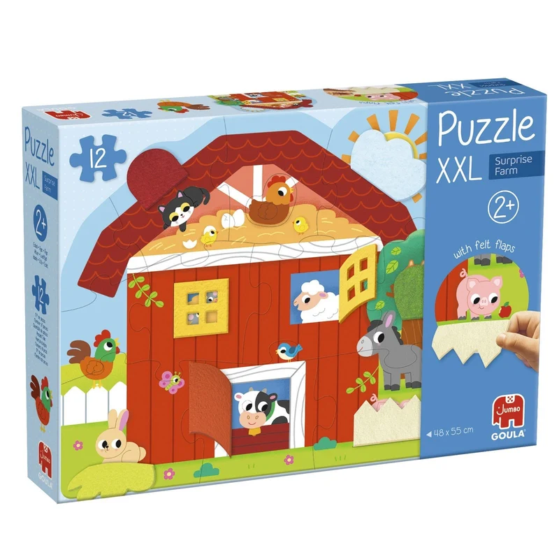 XXL-Puzzle Überraschungsbauernhof – GOULA Bodenpuzzle