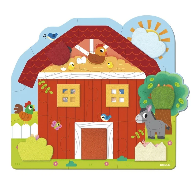 XXL-Puzzle Überraschungsbauernhof – GOULA Bodenpuzzle