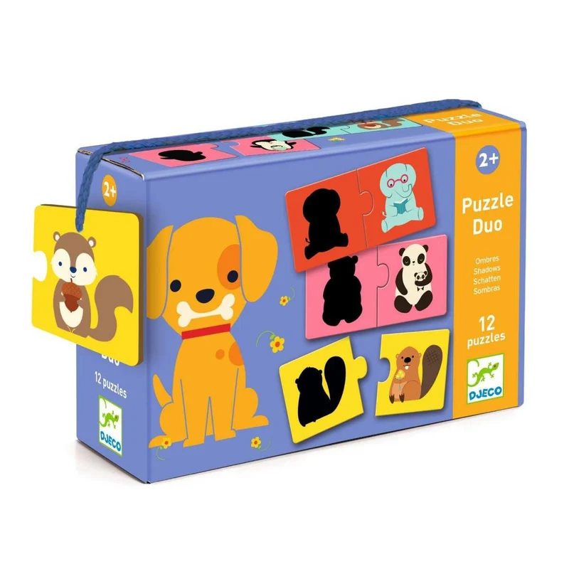 Lernspiel: Puzzle duo: Schatten