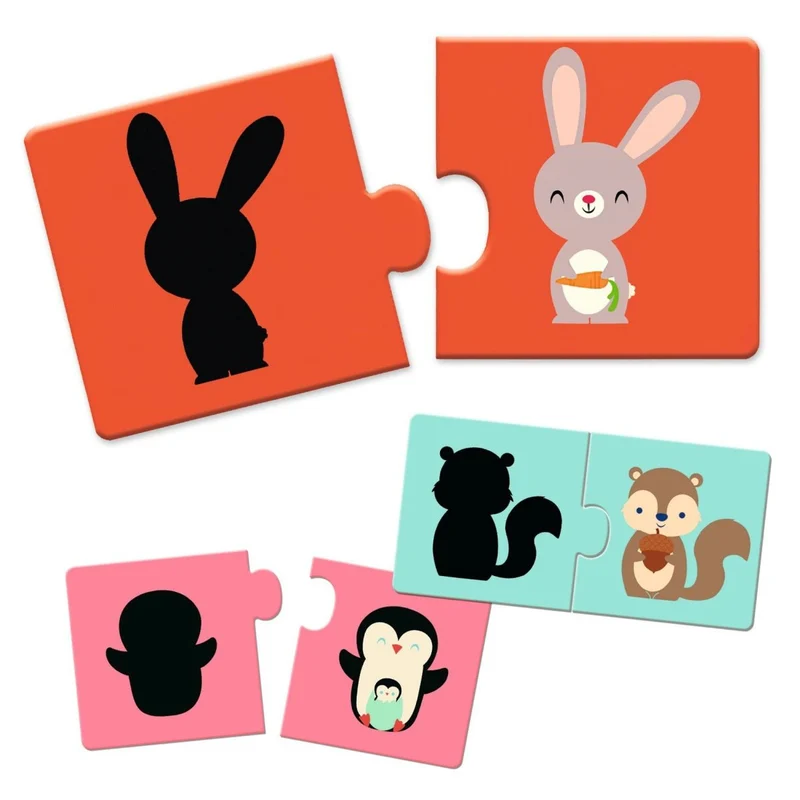 Lernspiel: Puzzle duo: Schatten
