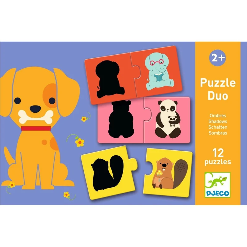 Lernspiel: Puzzle duo: Schatten