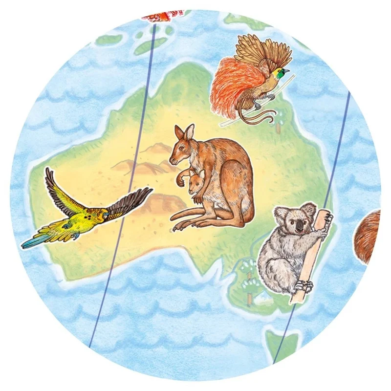 Wimmelpuzzle: Tiere der Erde - 100 Teile
