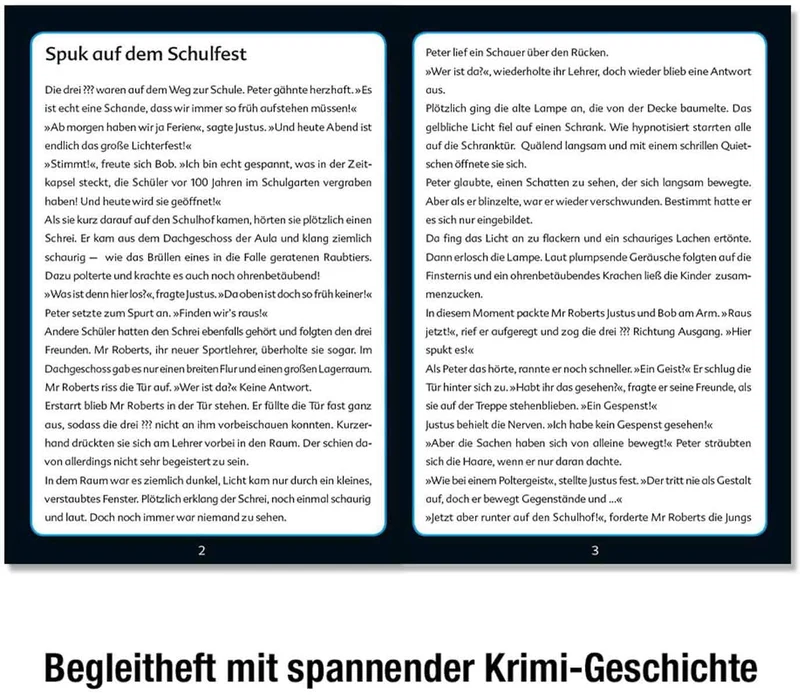 Krimi-Puzzle: Die Drei ??? Kids – Spuk auf dem Schulfest