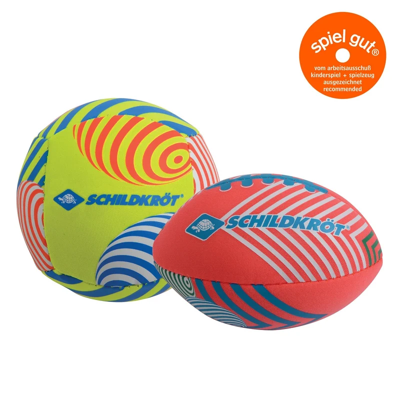 Schildkröt Mini Ball Duo Pack – Beachvolleyball und Football Set