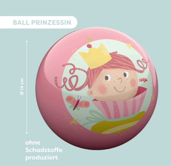 HABA Ball Prinzessin 22 cm – Kinderball Prinzessin