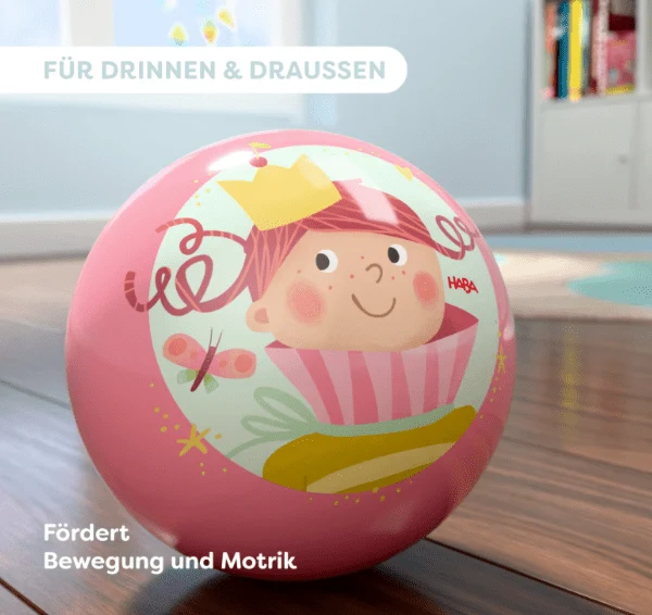 HABA Ball Prinzessin 22 cm – Kinderball Prinzessin