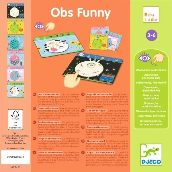 Obs Funny Lernspiel ab 3 Jahren – Djeco
