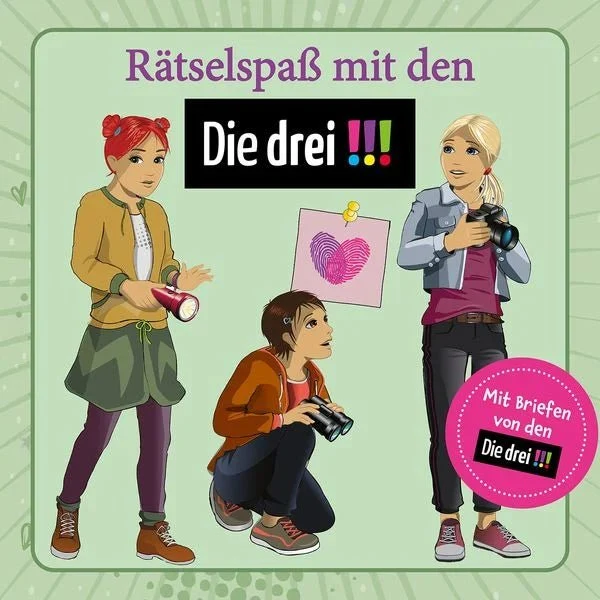 Die drei !!! Rätselparty - Dein Krimi-Event für Zuhause