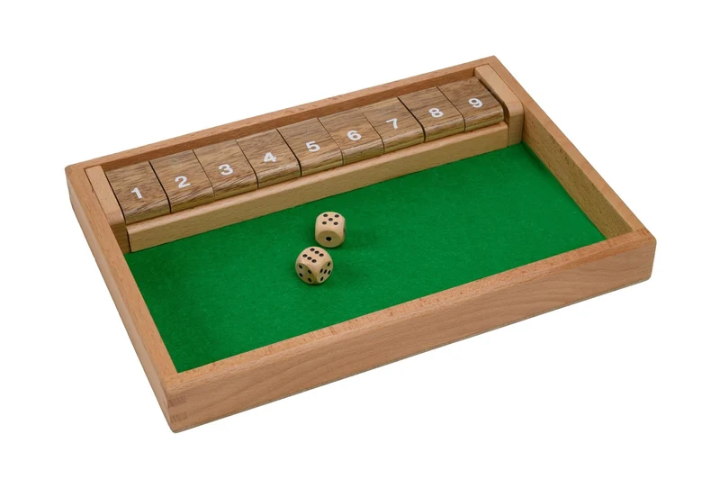 Shut the Box 9er FSC-Holzspiel – Philos