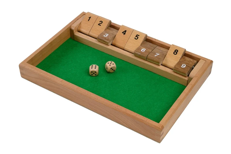 Shut the Box 9er FSC-Holzspiel – Philos