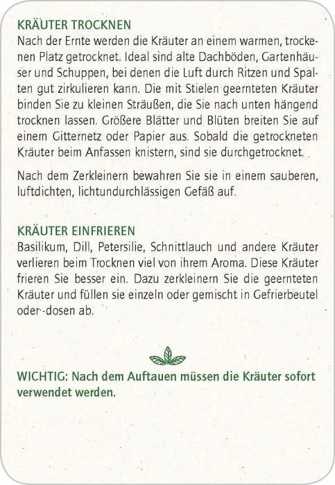 Blatt & Blüte Kräuterglück