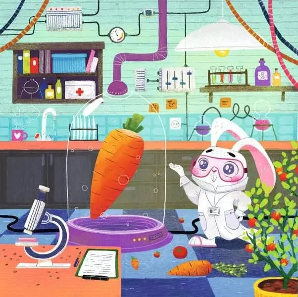 Kinderpuzzle ab 5 Jahren - Tierwissenschaftler - 3x49 Teile