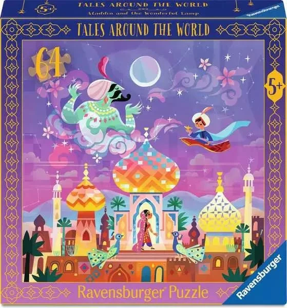 Kinderpuzzle ab 5 Jahren - Aladdin und die Wunderlampe - 64 Teile