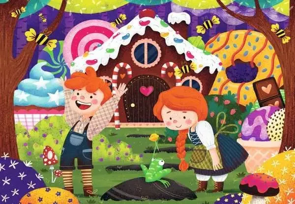 Kinderpuzzle ab 3 Jahren - Märchenhafte Geschichten - 12 Teile