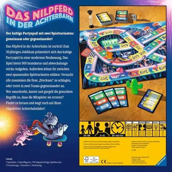 Das Nilpferd in der Achterbahn – Ravensburger Partyspiel