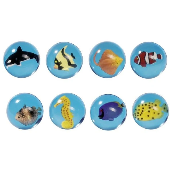 Flummi mit 3D Fischeinschluß