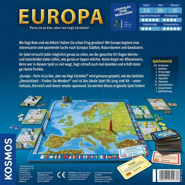 Europa - Paris ist ja klar, aber wo liegt Córdoba?