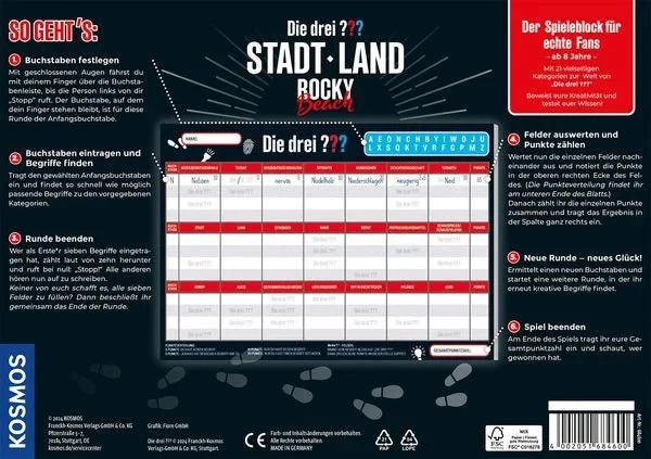 Die drei ??? Stadt - Land - Rocky Beach