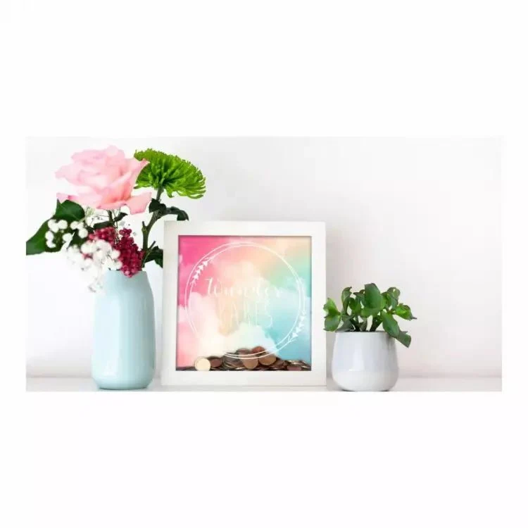 Wunderbares, Happy me Bilderrahmen-Spardose
