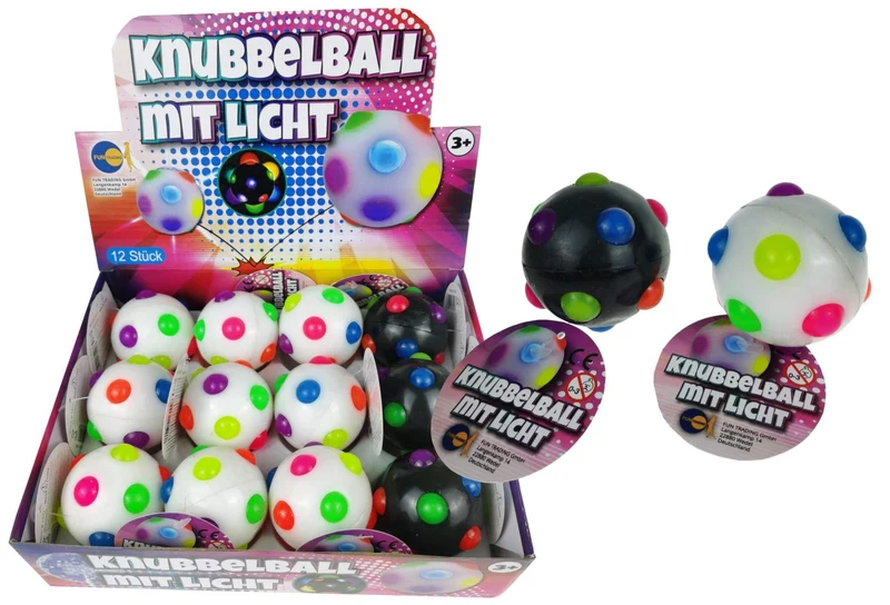 Knubbelball mit Licht-Effekt