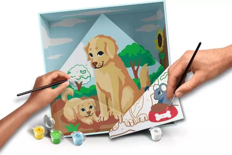 CreArt Do it Together: Hunde - Malen nach Zahlen