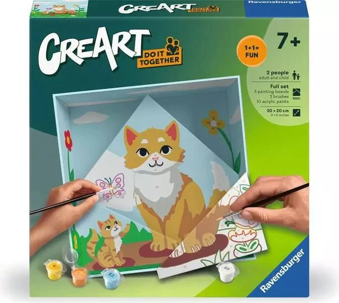 CreArt Katze - Malen nach Zahlen