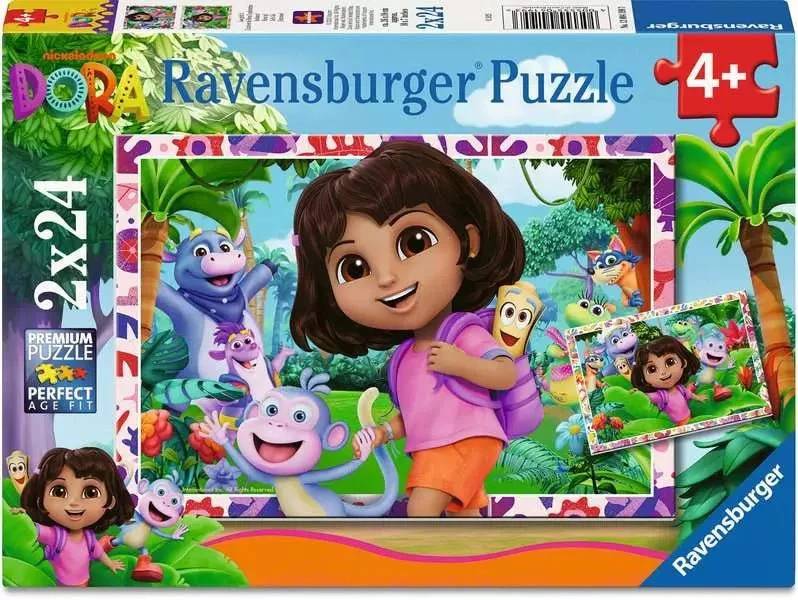Kinderpuzzle ab 4 Jahren - Dora the Explorer - 24 Teile