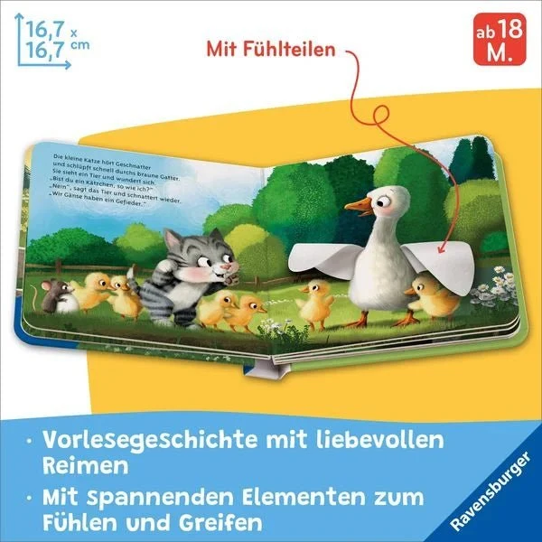 Mein erstes Vorlese-Fühlbuch - Bist du eine Katze?